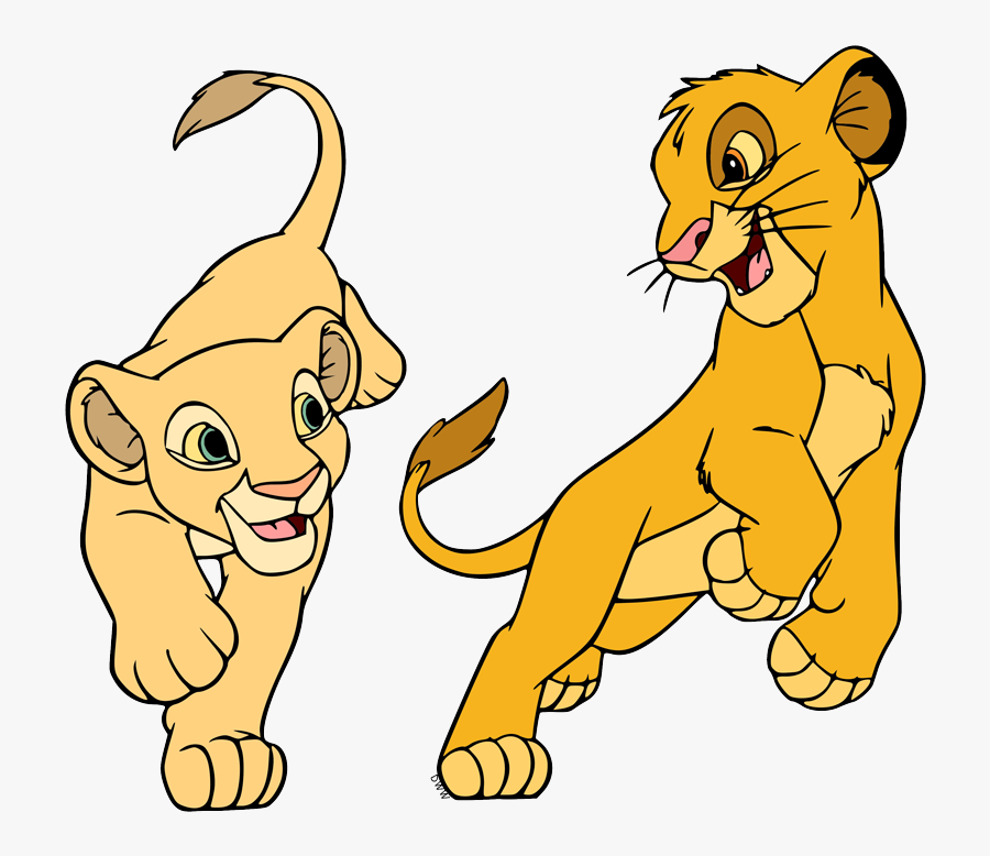 Lion King Simba And Nala Clipart, Transparent Clipart