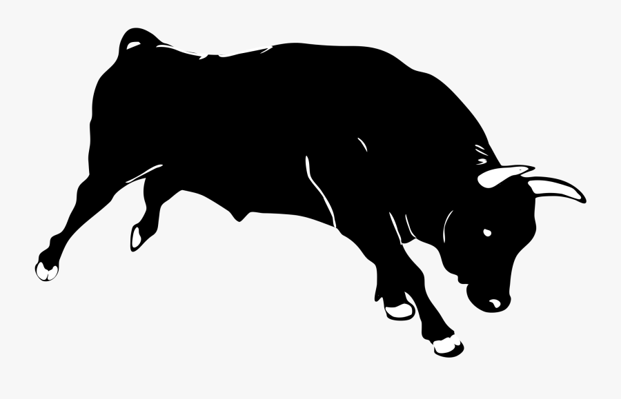 Head Clipart Hereford Bull - Silhouette Bull Transparent Background, Transparent Clipart