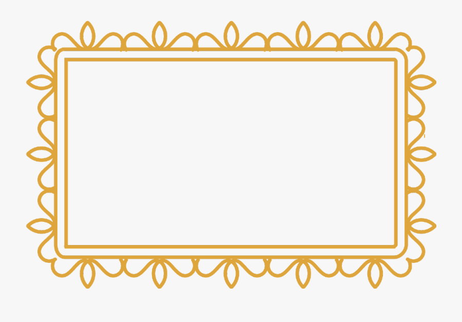 Gold Swirl Frame Clipart, Transparent Clipart