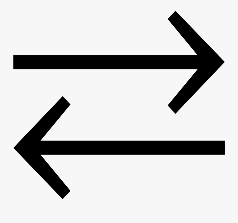 Clip Art Equilibrium Symbol - Arrow Symbol, Transparent Clipart