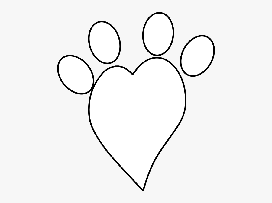 Swirl Heart Outline - Heart, Transparent Clipart