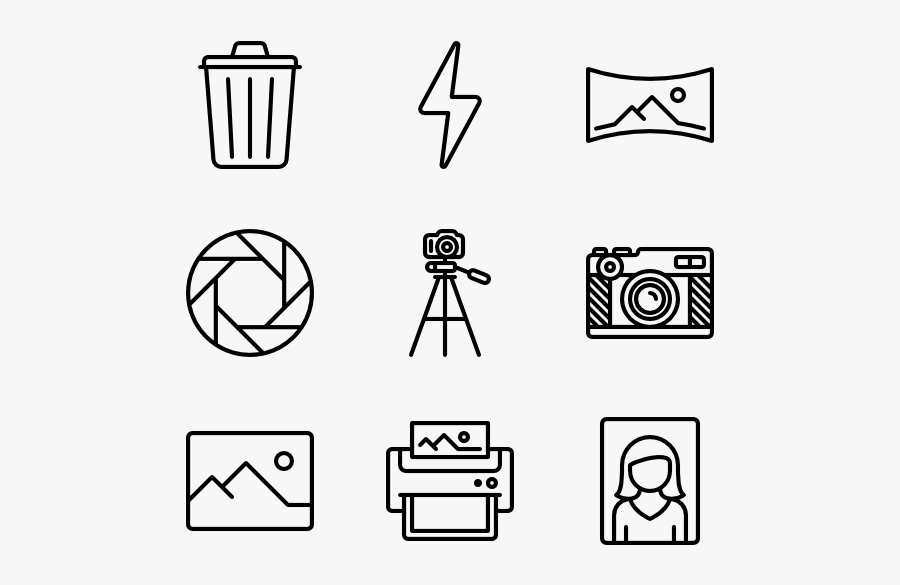 Photography Skills - Graphic Design Icons Png, Transparent Clipart