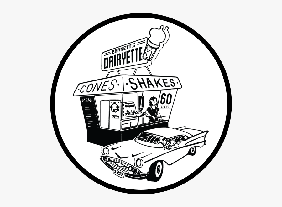 Barnett's Dairyette, Transparent Clipart