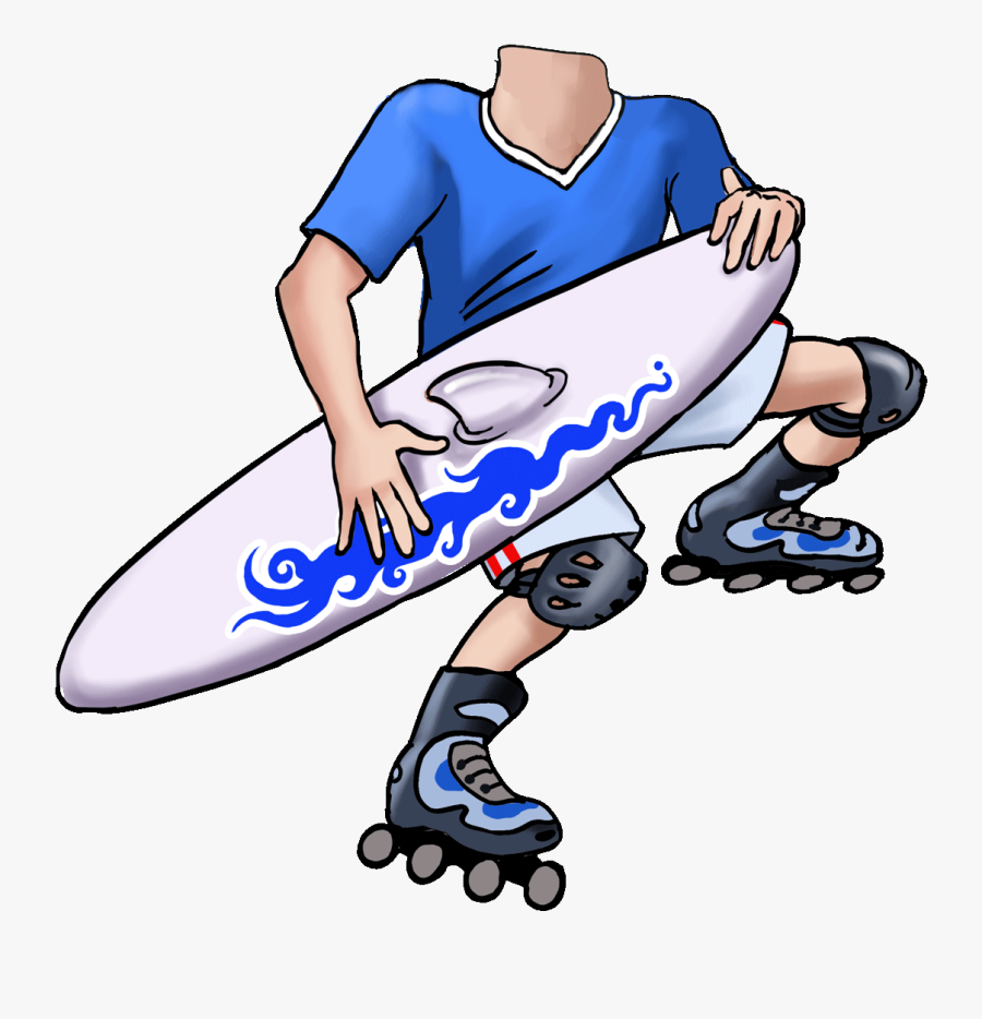Order A Caricature From Photo Online By Wish - Surfboard, Transparent Clipart