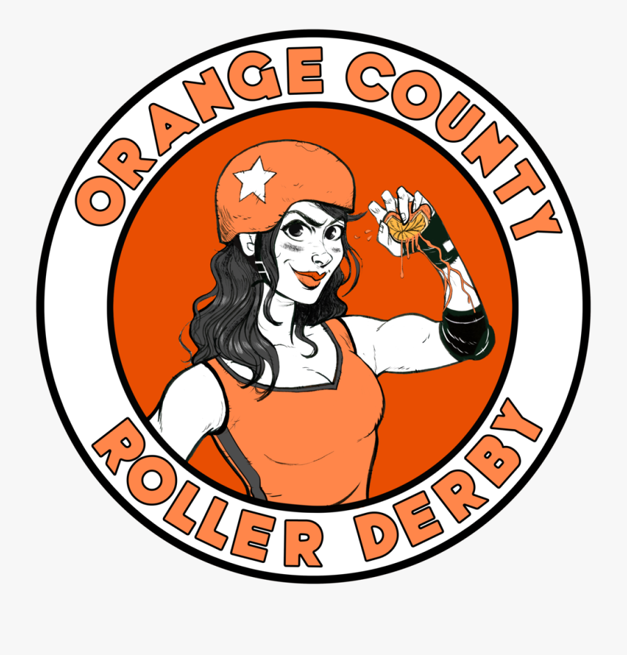 Skate With Us - Oc Roller Derby, Transparent Clipart