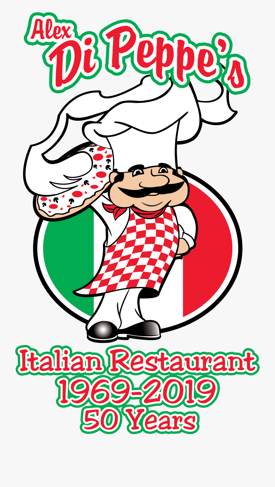 Pizza Man Logo, Transparent Clipart