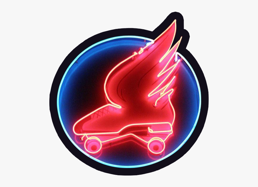 Santa Cruz Roller Palladium - Roller Skate Neon Png, Transparent Clipart
