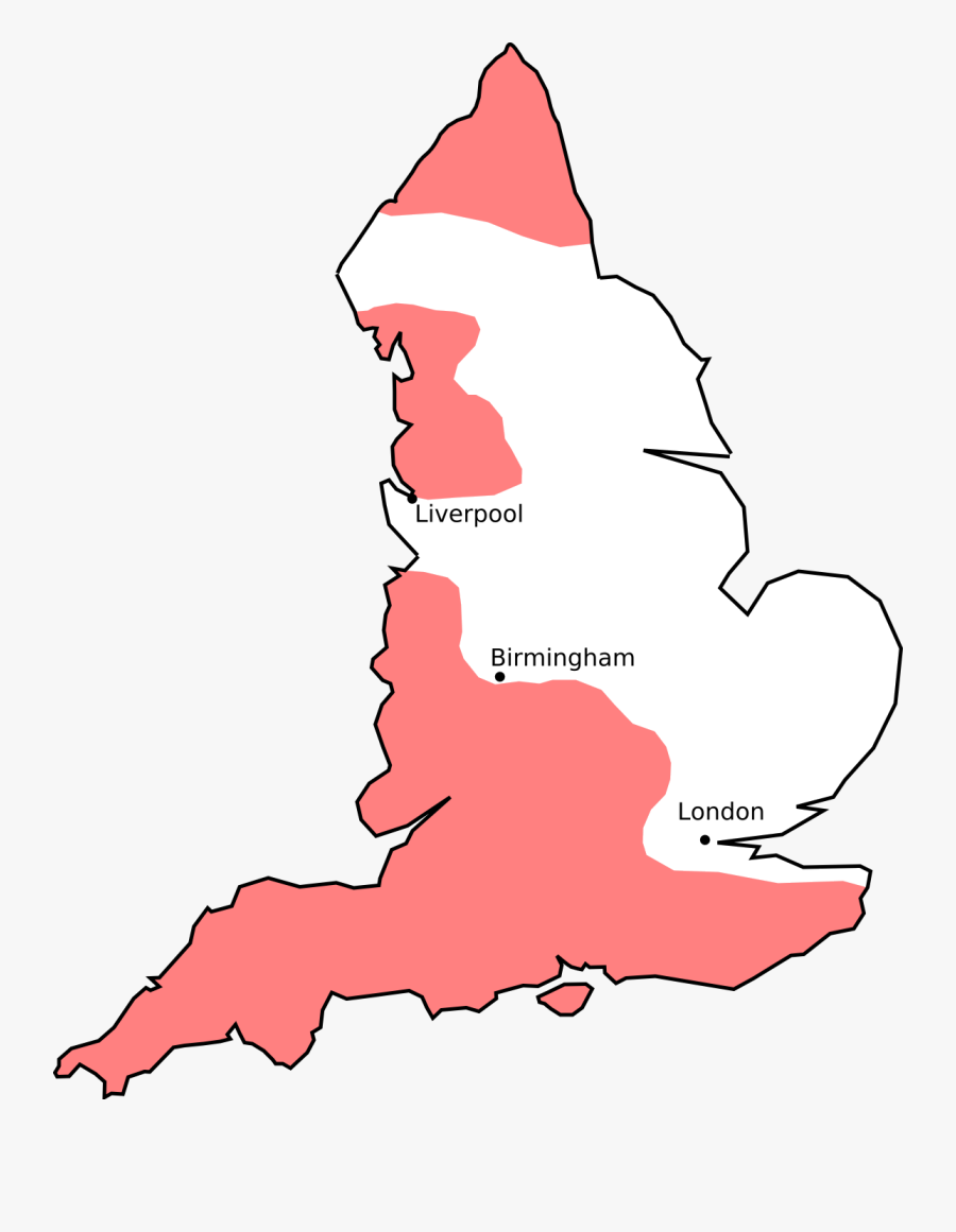 File - Rhoticengland - Non Rhotic Accent, Transparent Clipart