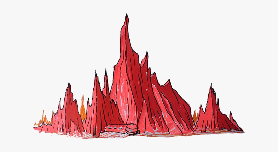 Mountains Of Mars Icon - Illustration, Transparent Clipart