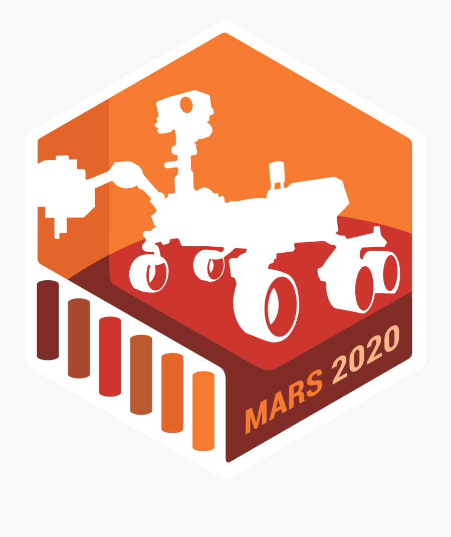 Mars 2020 Mission Patch - Boarding Pass Nasa 2020, Transparent Clipart