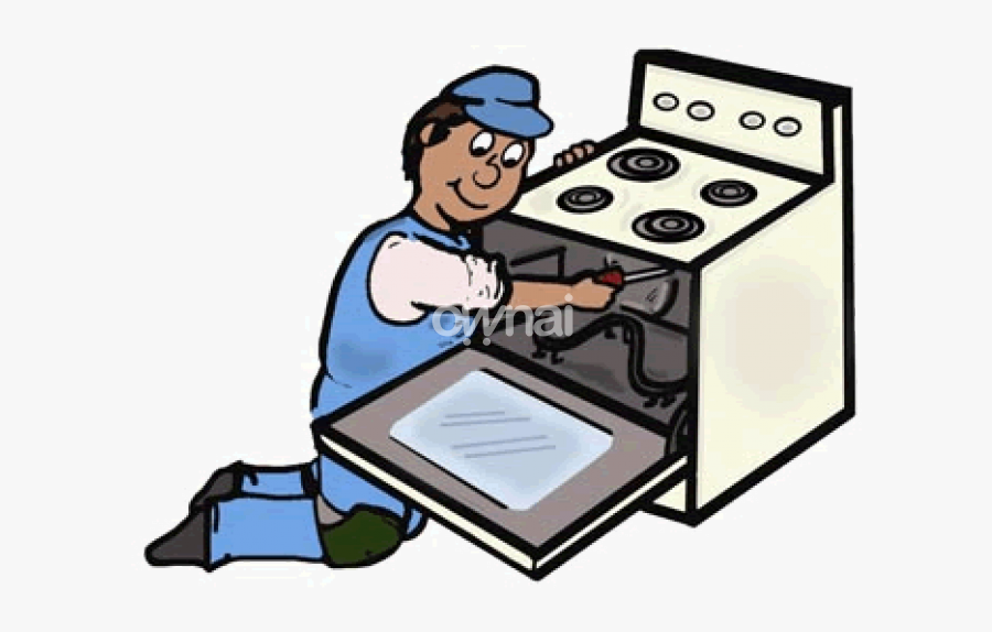Clip Art Cartoon Stoves - Fixing Clipart, Transparent Clipart