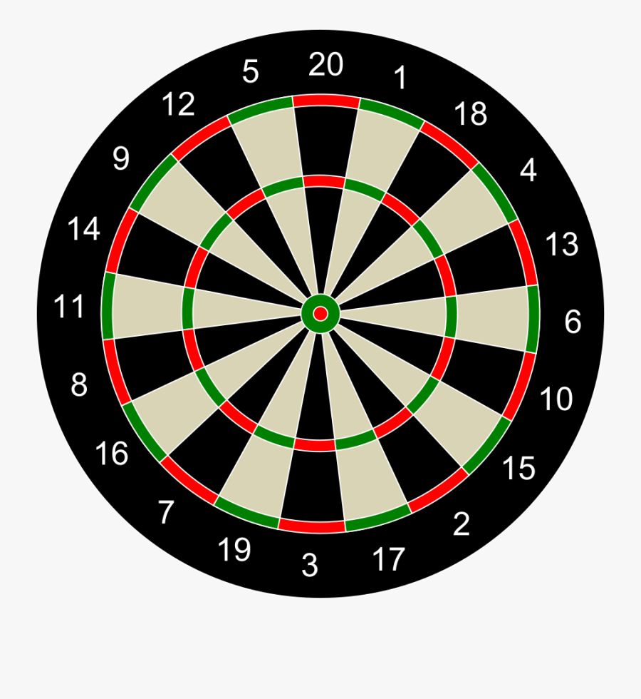Dart Board Transparent Background, Transparent Clipart