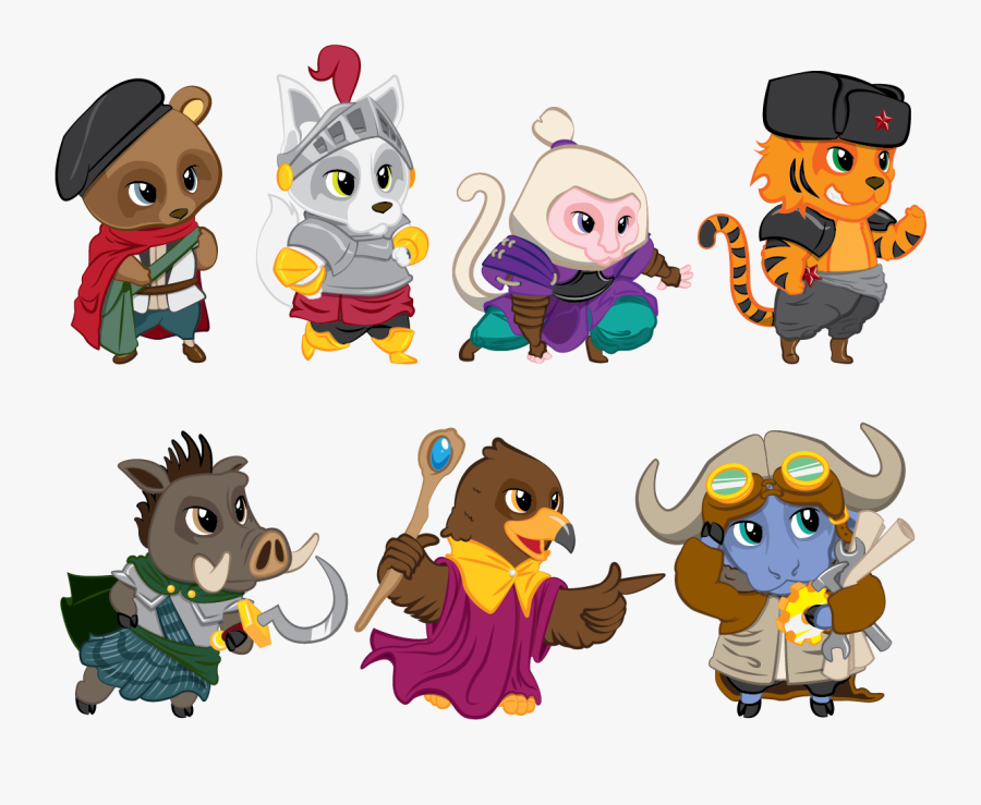 My Little Scythe Figurines, Transparent Clipart