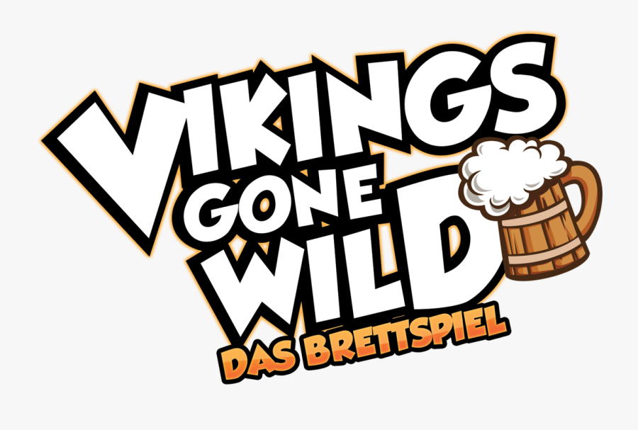 Lucky Duck Games - Vikings Gone Wild Board Game Logo, Transparent Clipart