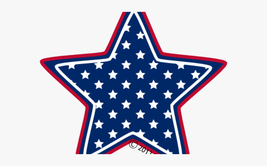 Transparent American Flag Clipart - Preschool Star Shape Poems, Transparent Clipart