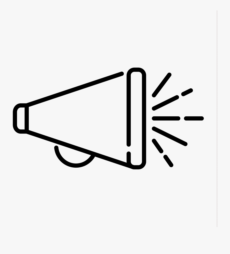 Megaphone Icon, Transparent Clipart