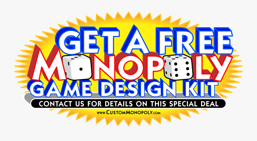 Contact Us For A Free Monopoly Game Design Kit - Dice Game, Transparent Clipart