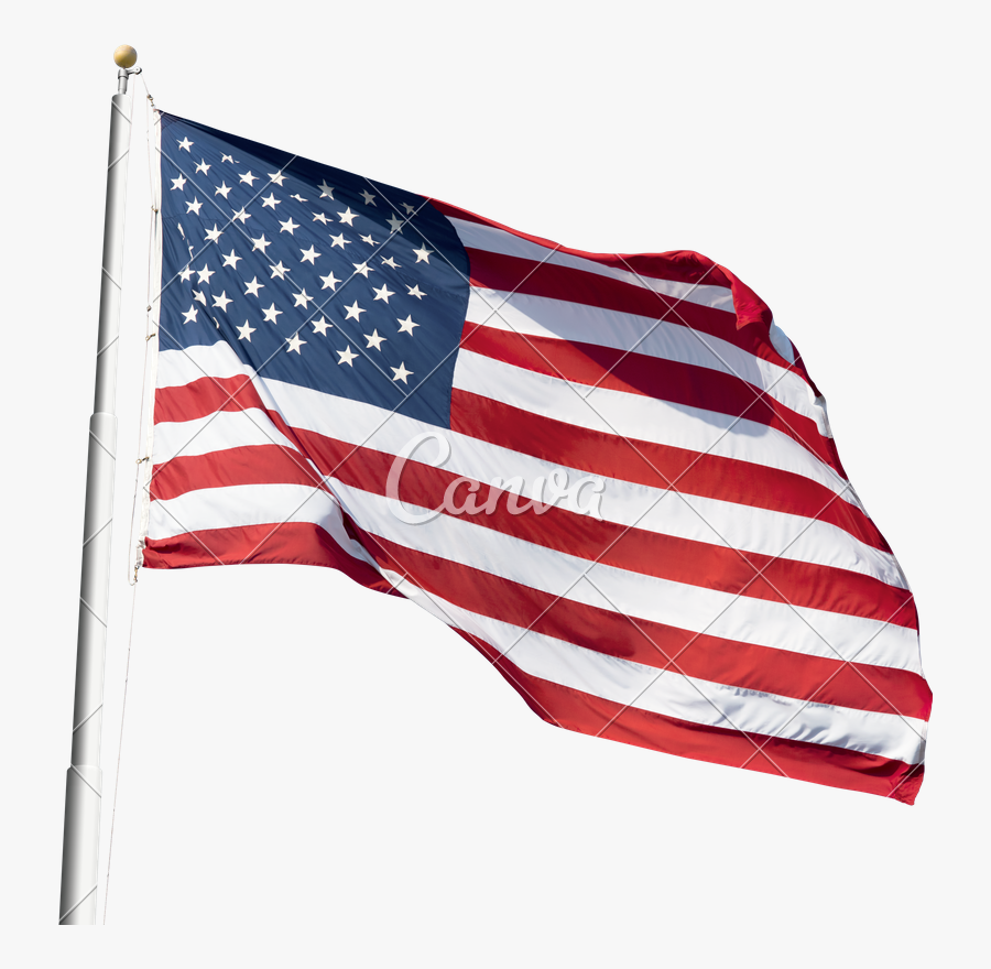 Clip Art American Flag Sunset - United States Flag Photography, Transparent Clipart