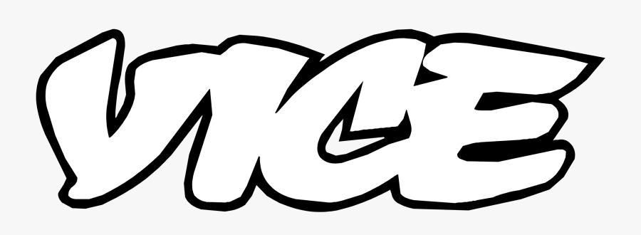 Black And White,line Art,font,line,clip Art,symbol,coloring - Vice Logo Png, Transparent Clipart