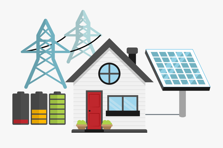 Solar Energy Clipart - Easy Home, Transparent Clipart