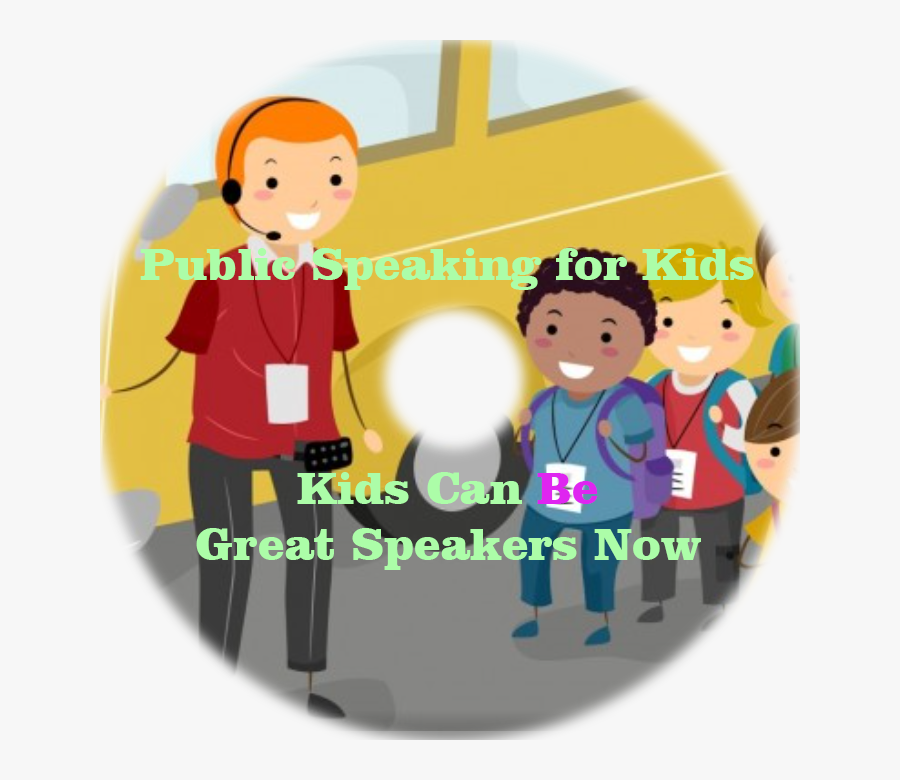 Speaking Clipart Declamation - Excursion Enfants, Transparent Clipart
