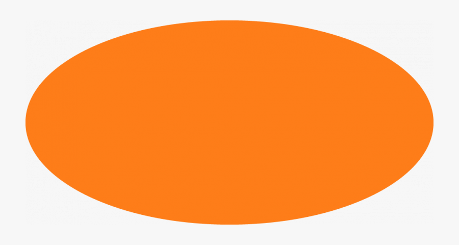 Transparent Oval Shape Clipart - Orange Circle Png, Transparent Clipart