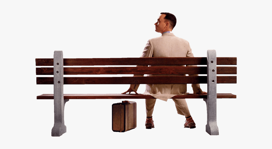 Baseball Bench Clipart - Forrest Gump No Background, Transparent Clipart