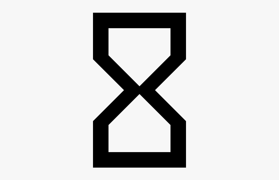 Empty Hourglass Icon, Transparent Clipart