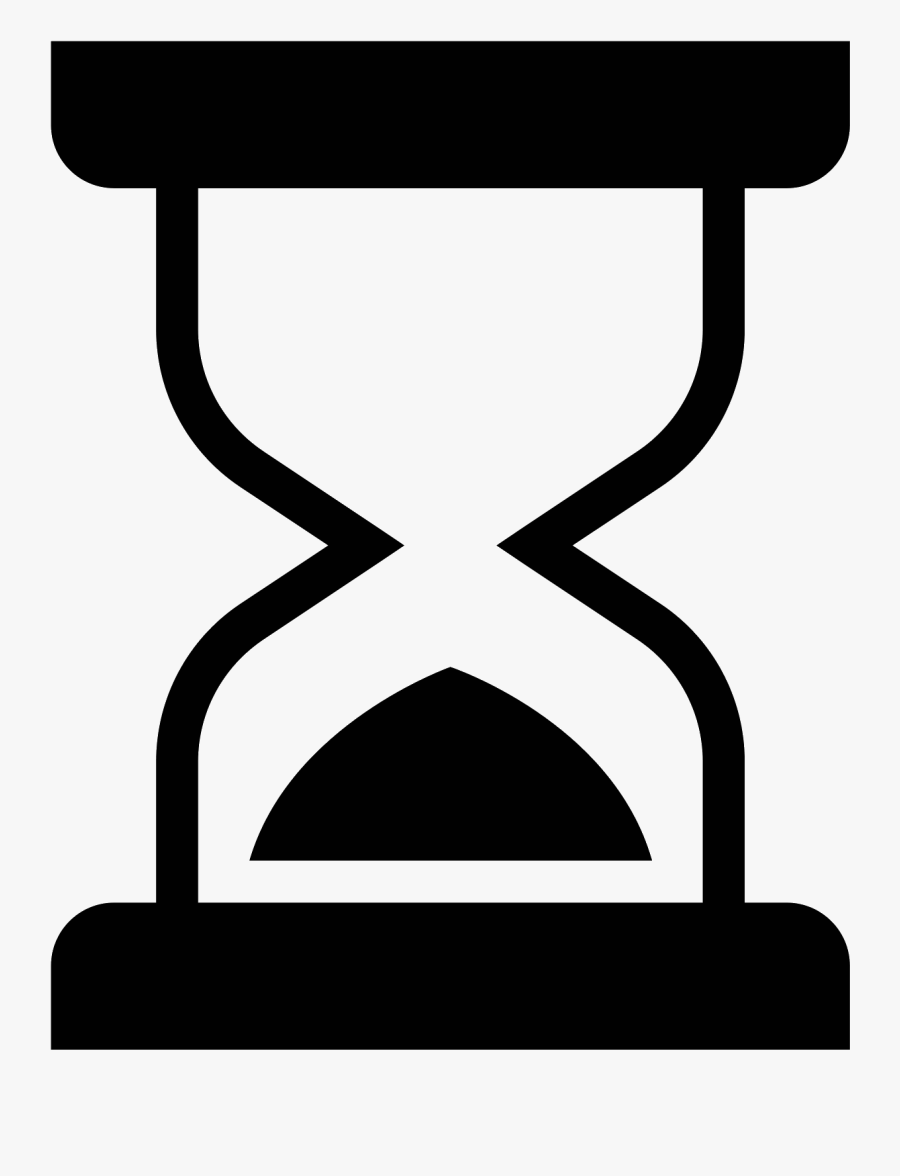 Hourglass Half Icons - Transparent Background Hourglass Clipart, Transparent Clipart