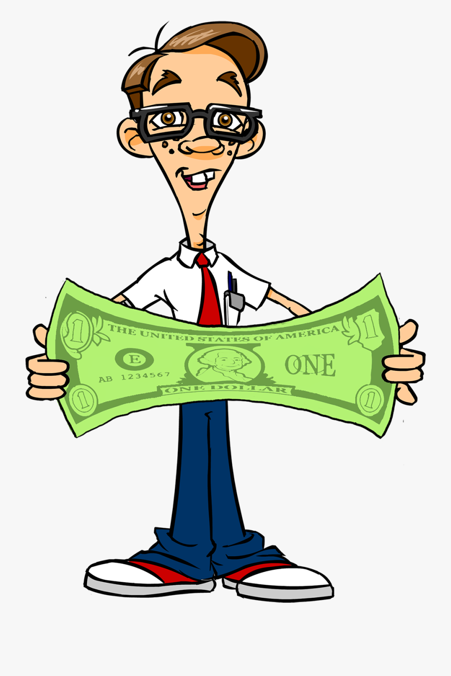 Money Nerd Clipart , Png Download - Nerd Clipart Png, Transparent Clipart