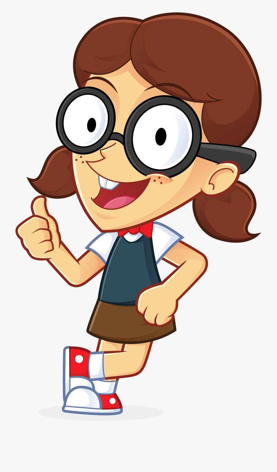 Cartoon Of Computer Geek, Transparent Clipart
