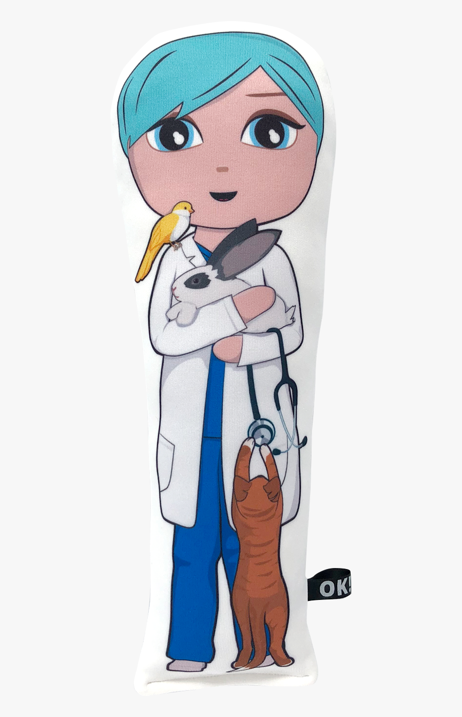 Violet The Vet Doll - Cartoon, Transparent Clipart