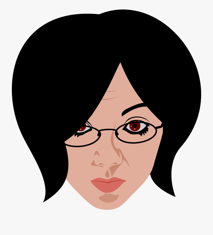 Clip Art Woman Face, Transparent Clipart