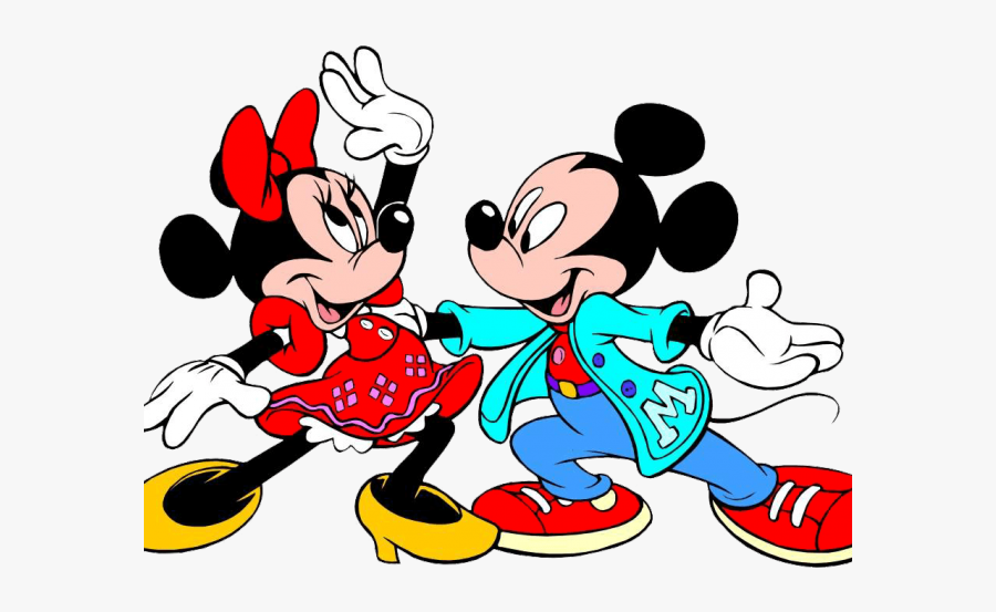 Sock Hop Clipart - Minnie And Mickey Mouse Dancing, Transparent Clipart