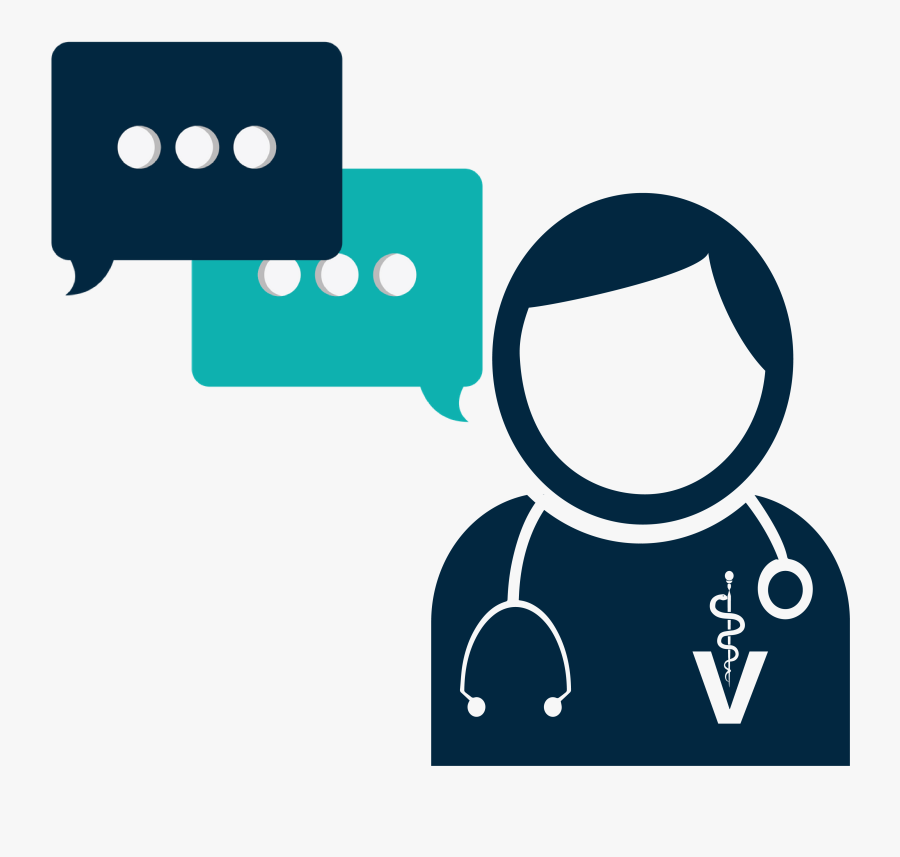 Ulam Faculty Veterinarian Check-in Dialogue Icon, Transparent Clipart