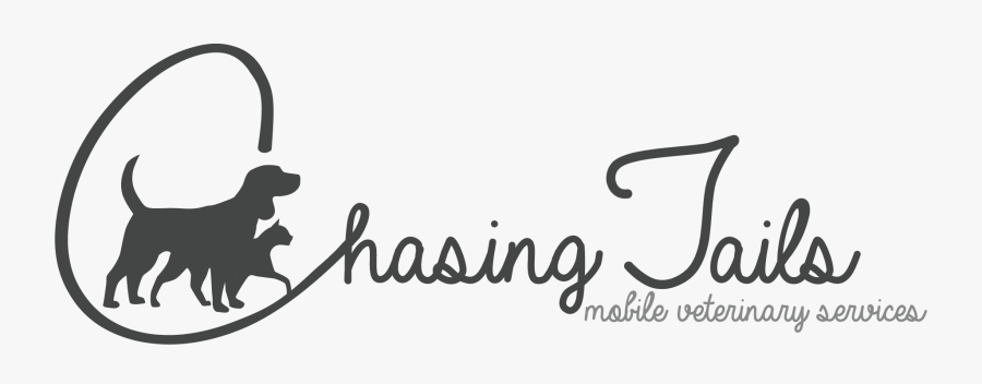 Chasing Tails Mobile Veterinary Services Bryan/college - Calligraphy, Transparent Clipart