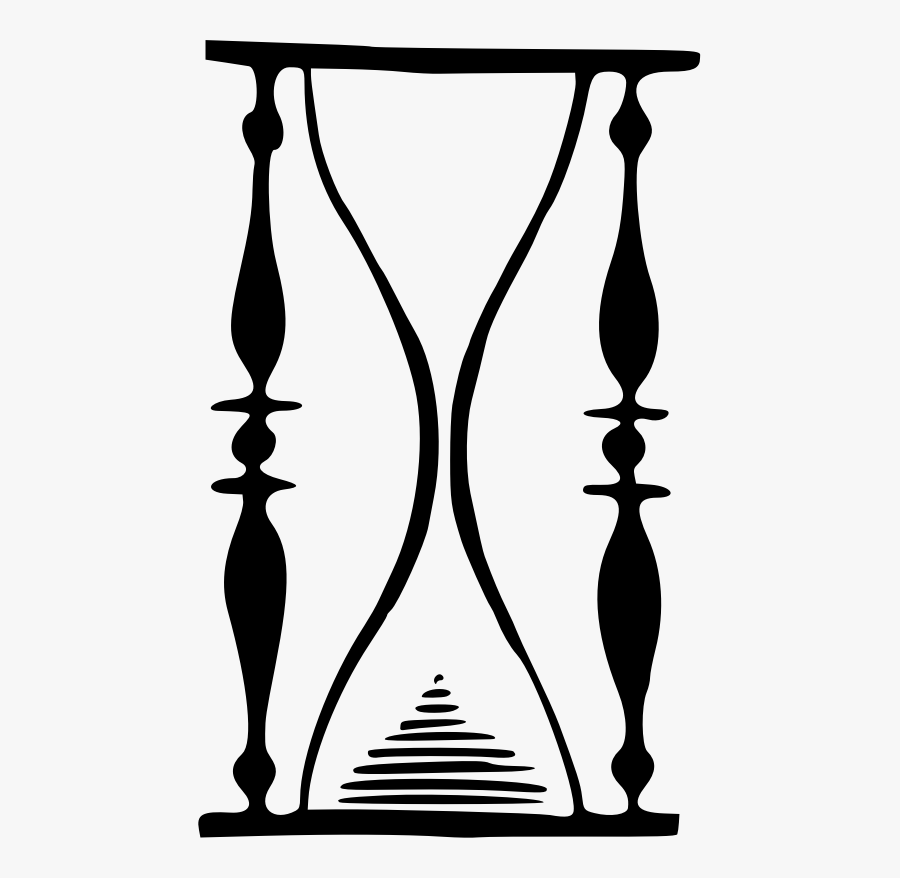 Photography - Black And White Silhouette Timer, Transparent Clipart