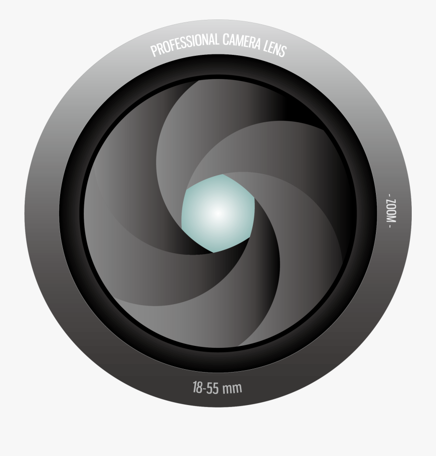 Clip Art Photographic Film Camera Shutter - Camera Lens Aperture Png, Transparent Clipart