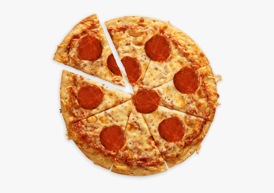 Clip Art Pepperoni Pizza Images - Regular Pizza, Transparent Clipart