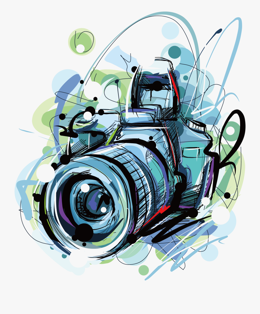 Camera Vector Png File Hd Clipart - Colorful Camera Logo Png, Transparent Clipart