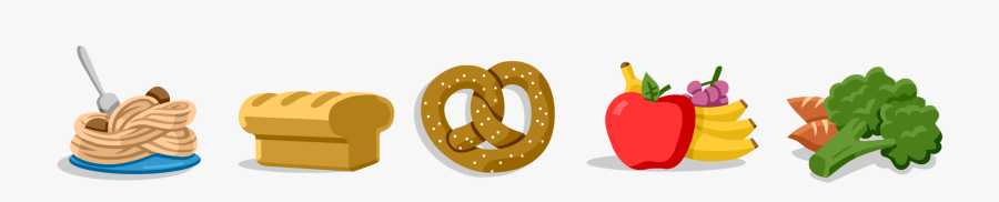 Carbohydrates Food Transparent, Transparent Clipart