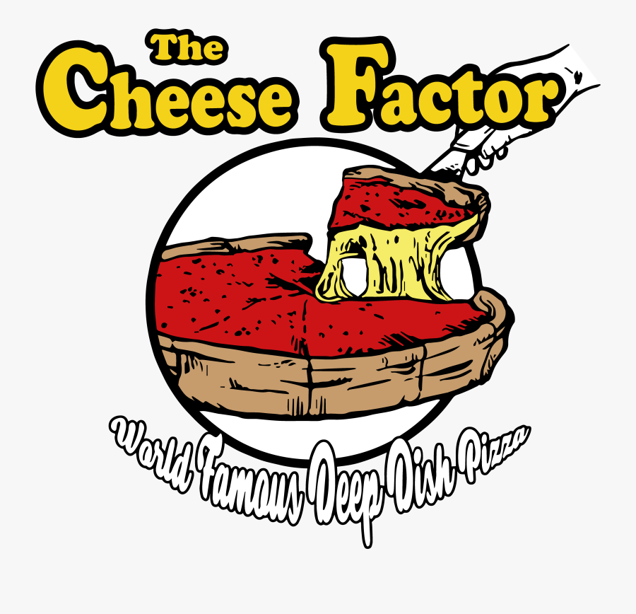 Cheese Factor Logo, Transparent Clipart