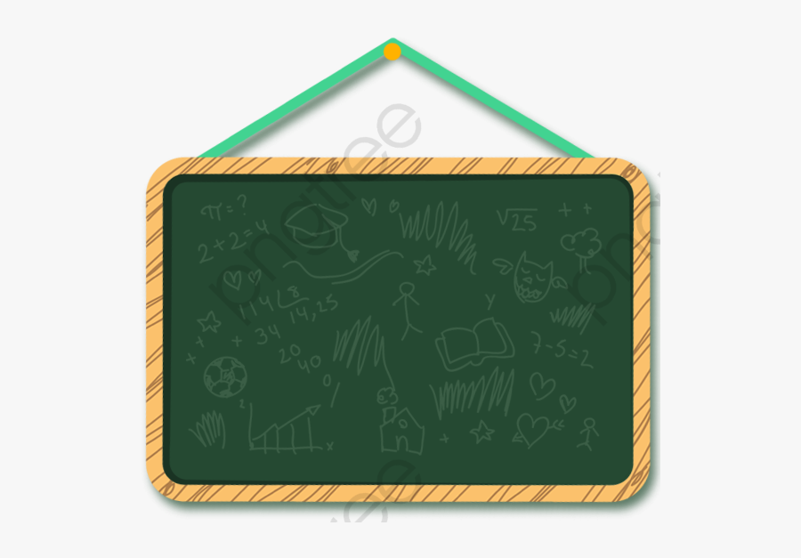 Transparent Banner Clip Art - 黑板 公告, Transparent Clipart