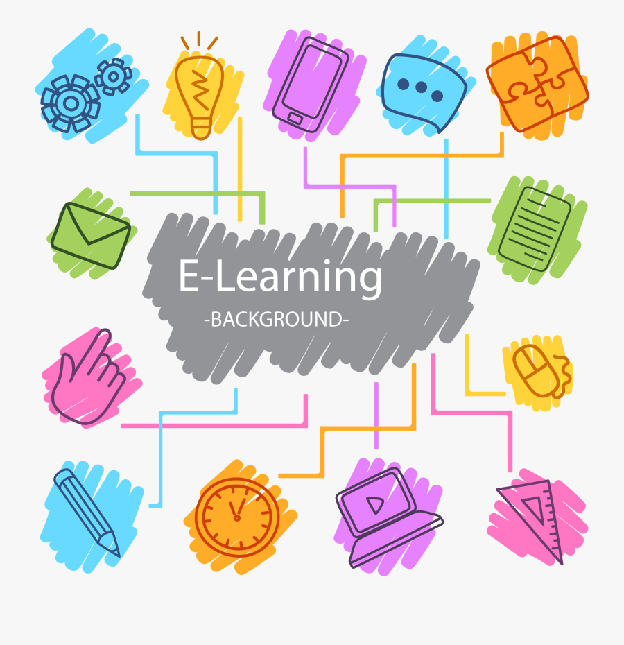 Clipart Ruler Chalk - Advertisement On E Learning, Transparent Clipart