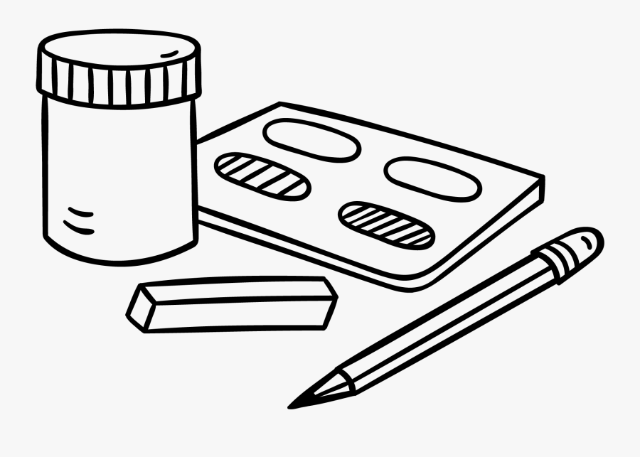 Drawing Of Chalk Pencils, Transparent Clipart