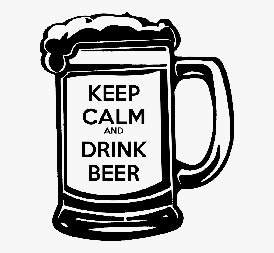 Beer Clipart Chalkboard - Beer Mug Clipart Black And White, Transparent Clipart