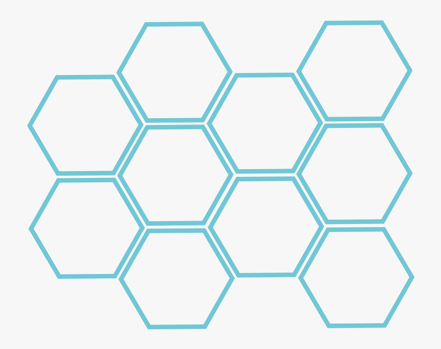 Clip Art Honey Comb Outline - Transparent Hexagon Designs Png, Transparent Clipart