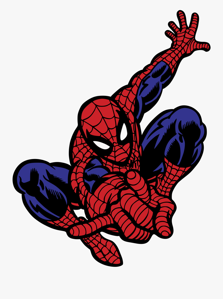 Spider-man,fictional Art,gesture - Vector Spiderman Logo, Transparent Clipart