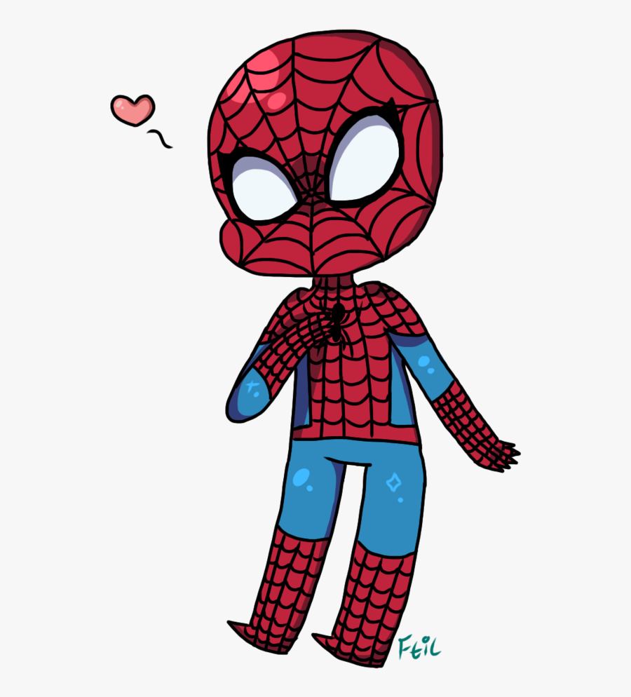 Spiderman Chibi By Finethingsinlife Spiderman Chibi - Spiderman Cartoon Drawing Fan, Transparent Clipart