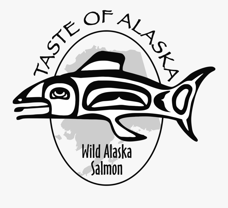 Taste Of Alaska Logo Black - Czaplinek, Transparent Clipart